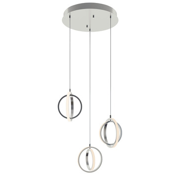 Lock Round Multi Light Pendant