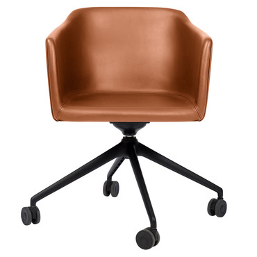 Since Swivel Chair w/ Return Base and Castors | Bent Hansen at Lightology Since Swivel Chair w/ Return Base and Castors