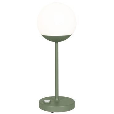 Mooon Portable Table Lamp Max with Glass Diffuser | Fermob at Lightology Mooon Portable Table Lamp Max with Glass Diffuser