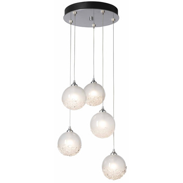 Fritz Round Multi Light Pendant | Hubbardton Forge at Lightology Fritz Round Multi Light Pendant