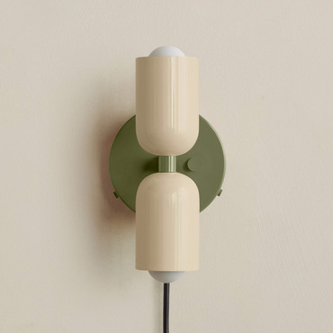 Up Down Plug-In Wall Sconce | In Common With at Lightology Up Down Plug-In Wall Sconce