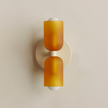 Chromatic Glass Up Down Wall Sconce | In Common With at Lightology Chromatic Glass Up Down Wall Sconce