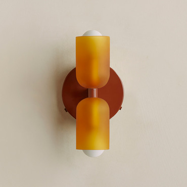 Chromatic Glass Up Down Wall Sconce | In Common With at Lightology Chromatic Glass Up Down Wall Sconce