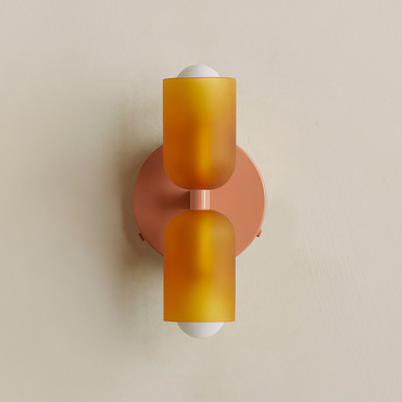 Chromatic Glass Up Down Wall Sconce | In Common With at Lightology Chromatic Glass Up Down Wall Sconce