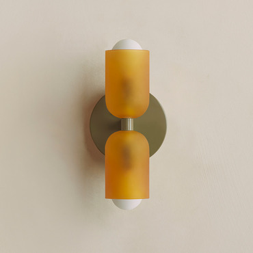 Chromatic Glass Up Down Slim Wall Sconce