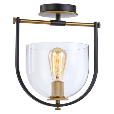 Cheshire Semi Flush Ceiling Light | Artcraft at Lightology Cheshire Semi Flush Ceiling Light