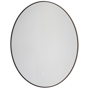 Reflections Round LED Sleek Wall Mirror | Artcraft at Lightology Reflections Round LED Sleek Wall Mirror