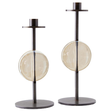Terrell Candleholders Set of 2 | Arteriors Home at Lightology Terrell Candleholders Set of 2