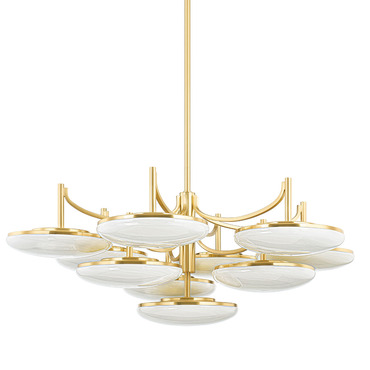 Bregman Convertible Chandelier | Hudson Valley Lighting at Lightology Bregman Convertible Chandelier
