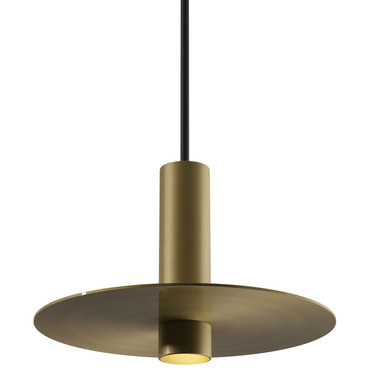 Combi Pendant with Decorative Aluminum Plate
