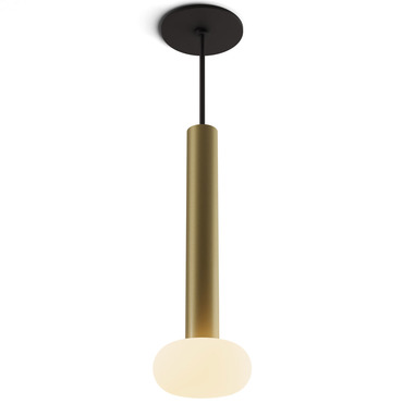 Combi Pendant with Glass Ball | Koncept Lighting at Lightology Combi Pendant with Glass Ball