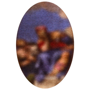 Blur Oval Carpet | Qeeboo at Lightology Blur Oval Carpet