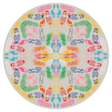 Lets Dance Round Carpet | Qeeboo at Lightology Lets Dance Round Carpet