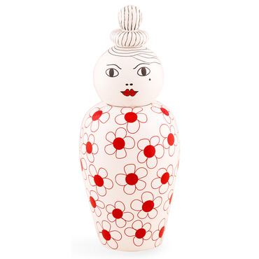 Le Canopie Pepa Dolomite Vase with Cover | Seletti at Lightology Le Canopie Pepa Dolomite Vase with Cover