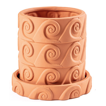 Magna Graecia Onda Vase with Saucer