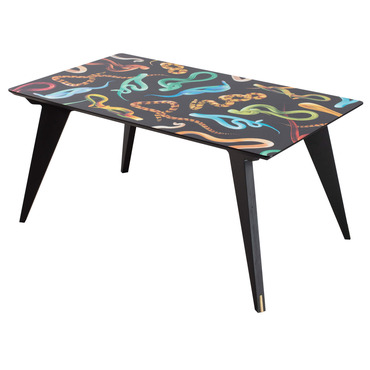 Snakes Rectangular Dining Table | Seletti at Lightology Snakes Rectangular Dining Table