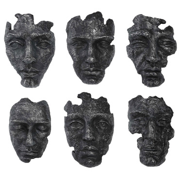 Self-Portrait Wall Decor Set of 6 | Uttermost at Lightology Self-Portrait Wall Decor Set of 6