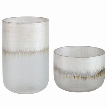Frost Vase Set of 2 | Uttermost at Lightology Frost Vase Set of 2
