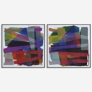 Vivacious Framed Prints, Set of 2