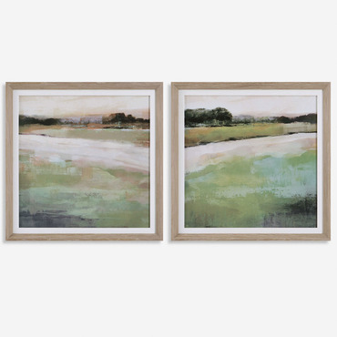 Vivid Vista Landscape Art Set of 2 | Uttermost at Lightology Vivid Vista Landscape Art Set of 2