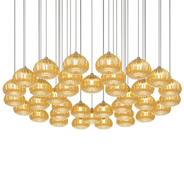 Diamante Multi Light Pendant | Vistosi at Lightology Diamante Multi Light Pendant