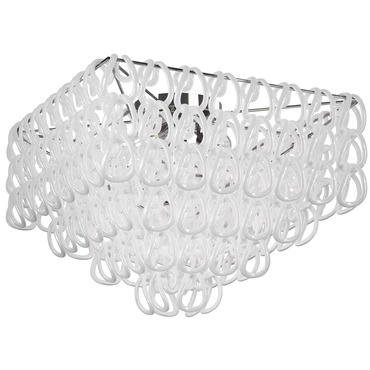 Giogali Square Ceiling Light | Vistosi at Lightology Giogali Square Ceiling Light