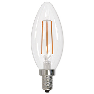 B11 Filament Candelabra Base 5.1W 120V 2700K 80CRI 4-PACK | Bulbrite at Lightology B11 Filament Candelabra Base 5.1W 120V 2700K 80CRI 4-PACK