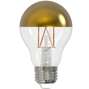 A19 Half Gold Med Base 5W 120V 2700K 90CRI 4-PACK | Bulbrite at Lightology A19 Half Gold Med Base 5W 120V 2700K 90CRI 4-PACK