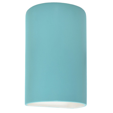Ceramic Cylinder Up / Down Outdoor Wall Sconce