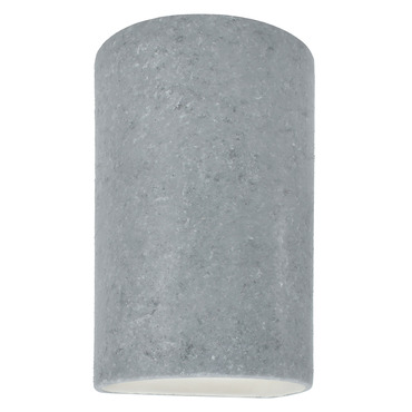 Ceramic Cylinder Up / Down Outdoor Wall Sconce