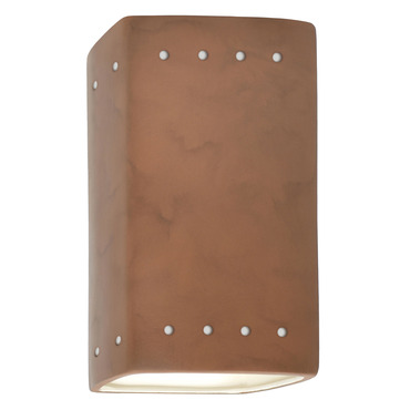 Ambiance 0925 Perforated Wall Sconce | Justice Design at Lightology Ambiance 0925 Perforated Wall Sconce