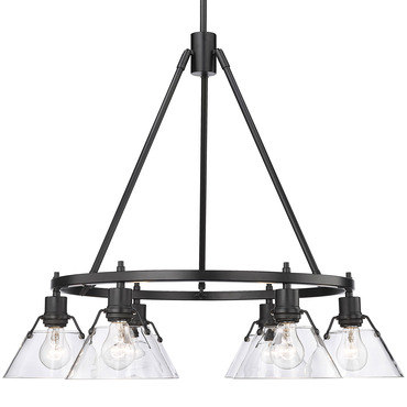 Orwell Chandelier | Golden Lighting at Lightology Orwell Chandelier
