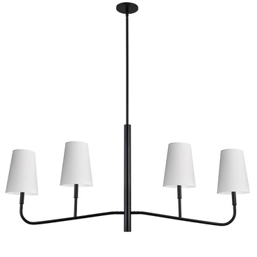 Eleanor Linear Taper Shade Chandelier