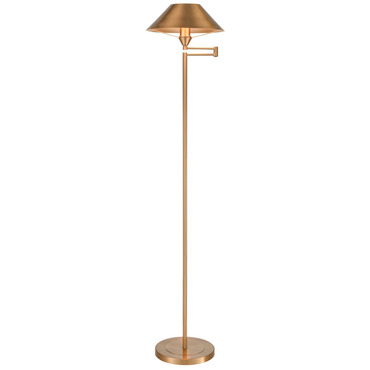 Arcadia Swing Arm Floor Lamp | Elk Home at Lightology Arcadia Swing Arm Floor Lamp