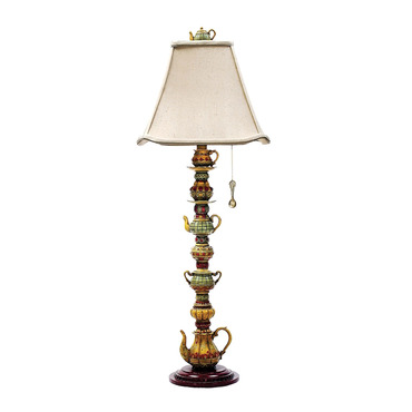 Tea Service Table Lamp | Elk Home at Lightology Tea Service Table Lamp
