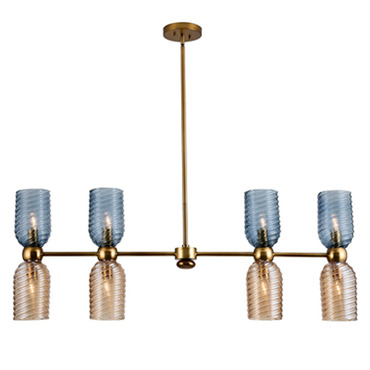 Azul Linear Pendant | Kalco at Lightology Azul Linear Pendant