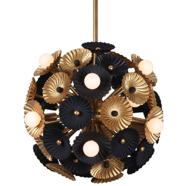 Damask Convertible Pendant | Kalco at Lightology Damask Convertible Pendant