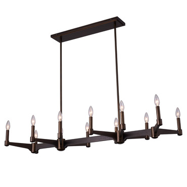 Tono Linear Pendant | Kalco at Lightology Tono Linear Pendant
