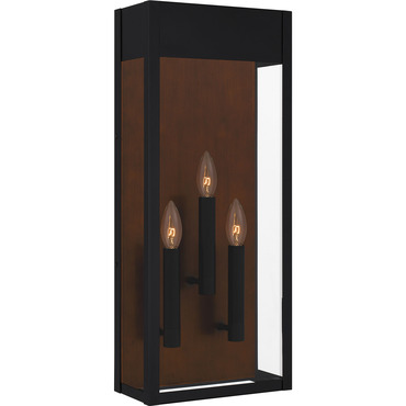 Maren Outdoor 3 Light Wall Light | Quoizel at Lightology Maren Outdoor 3 Light Wall Light