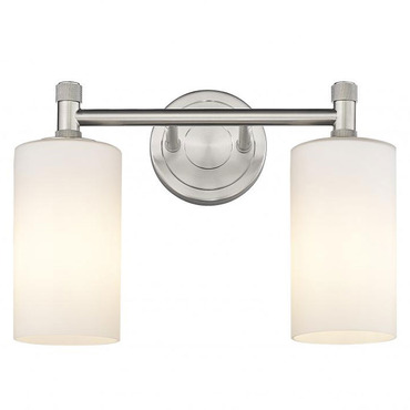 Crown Point White Bathroom Vanity Light