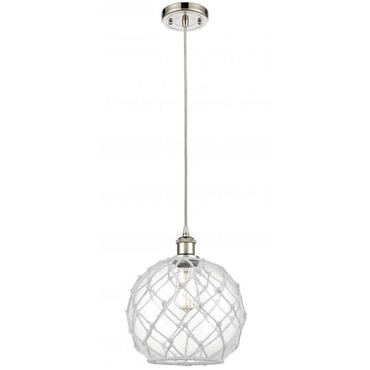 Farmhouse Rope Cord Hung Pendant | Innovations Lighting at Lightology Farmhouse Rope Cord Hung Pendant