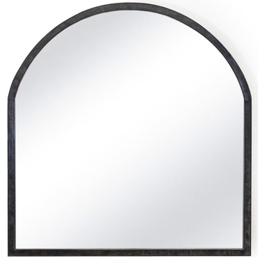 Knox Leather Mantle Mirror