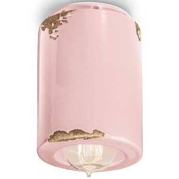 Vintage Cylinder Ceiling Light | Ferroluce at Lightology Vintage Cylinder Ceiling Light