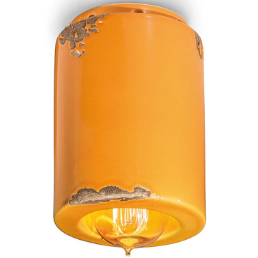Vintage Cylinder Ceiling Light
