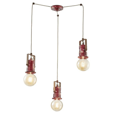 Urban Multi Light Pendant | Ferroluce at Lightology Urban Multi Light Pendant