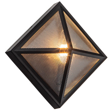 Cairo Diamond Outdoor Wall Sconce