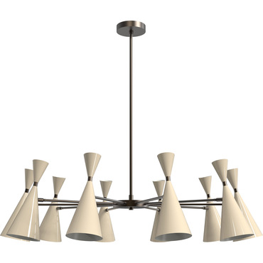 Monolith Chandelier | Blueprint Lighting at Lightology Monolith Chandelier