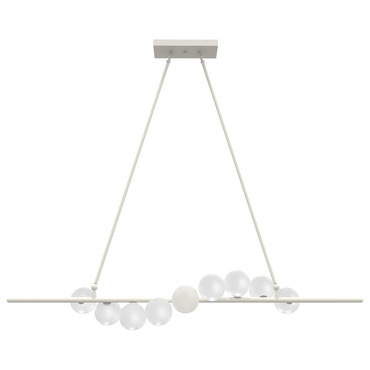 Nautilus Linear Chandelier | Blueprint Lighting at Lightology Nautilus Linear Chandelier