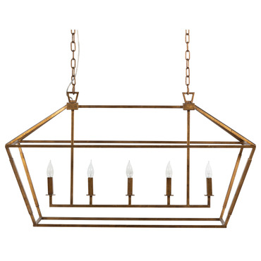 Adler Linear Chandelier | Gabby Home at Lightology Adler Linear Chandelier