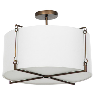 Theresa Semi Flush Ceiling Light | Gabby Home at Lightology Theresa Semi Flush Ceiling Light